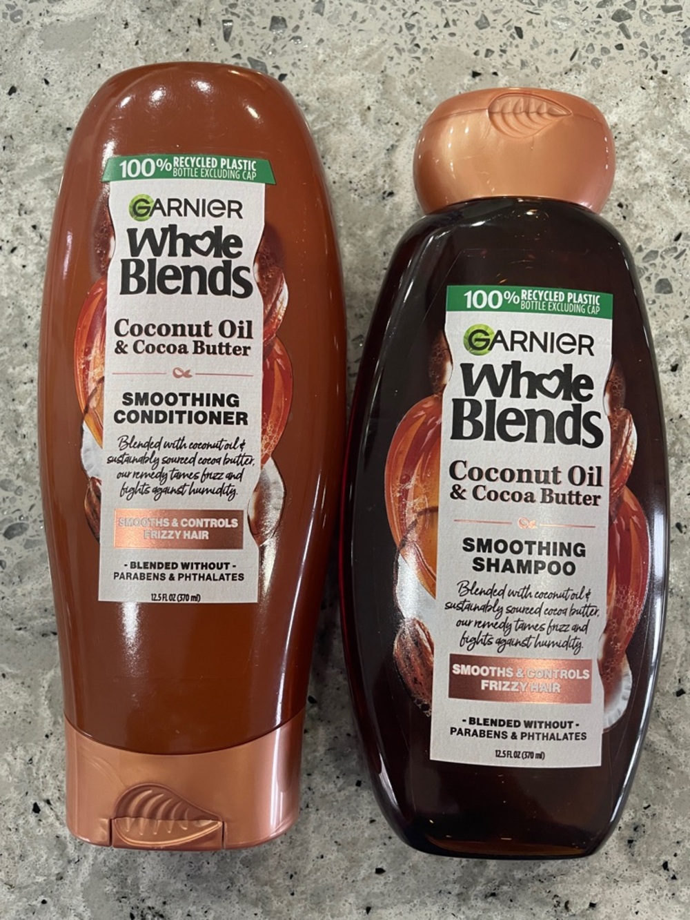Garnier Whole Blends Frizz Control Shampoo & Conditioner